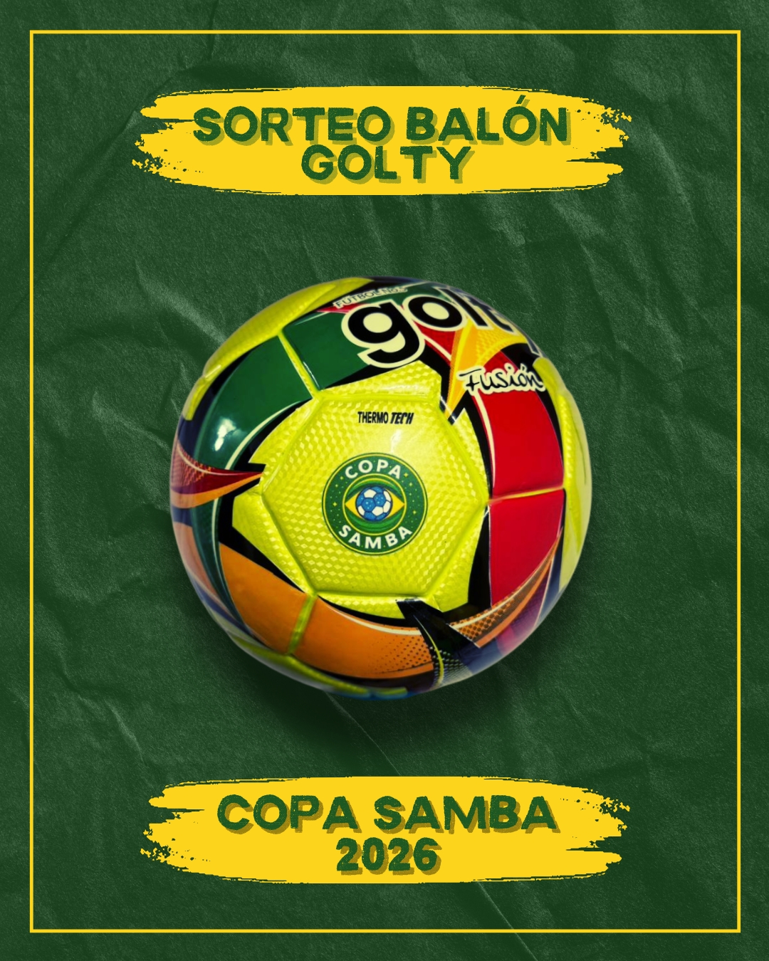 Sorteo Especial: Un Balón de la Copa Samba para Nuestra Comunidad